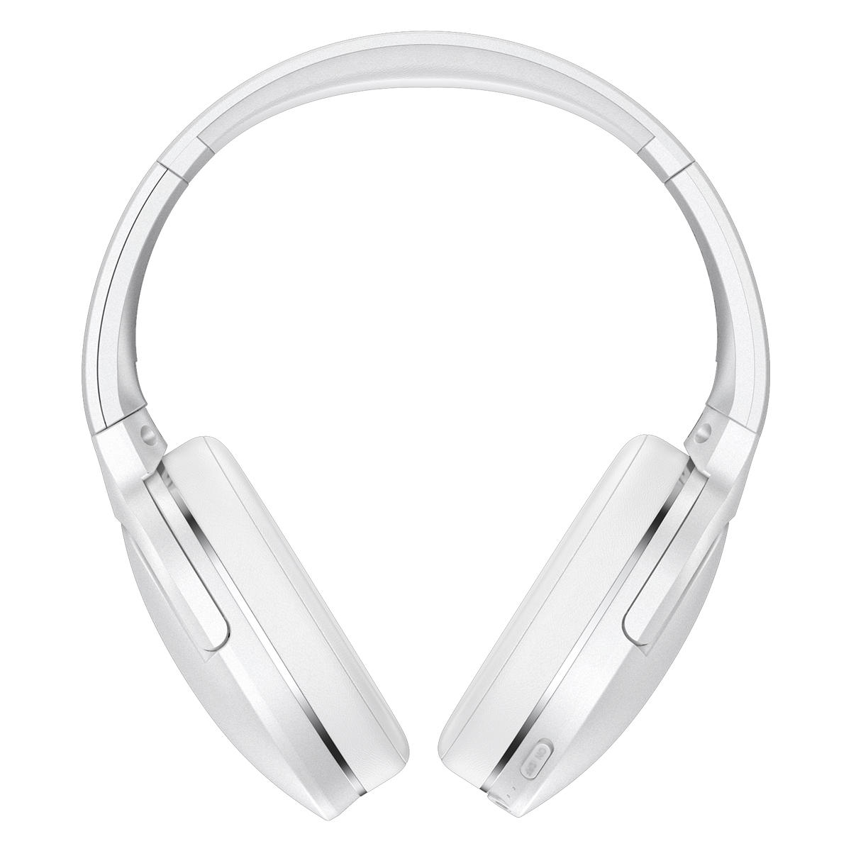 Baseus D02 Pro 5.0 Gürültü Önleyici Kulak Üstü Bluetooth Kulaklık Beyaz