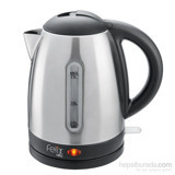 Felix FL387 Paslanmaz Çelik 1.7 lt 2200 W Işıklı Klasik Gri Kettle