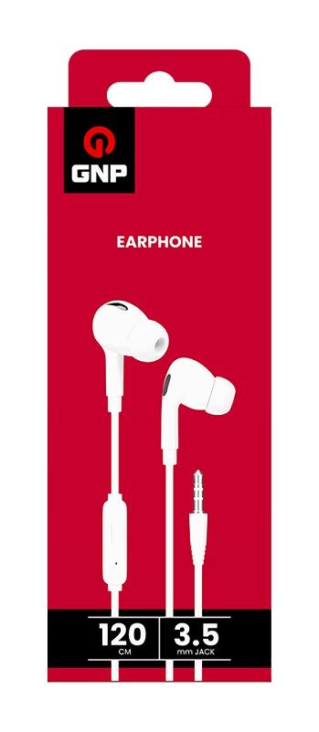 GNP 3.5 JACK 3.5 Kablolu Kulak İçi Bluetooth Kulaklık Beyaz