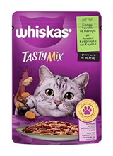 Whiskas Tastymix Pouch Havuçlu - Kuzu Etli - Tavuklu Yetişkin Yaş Kedi Maması 85 gr