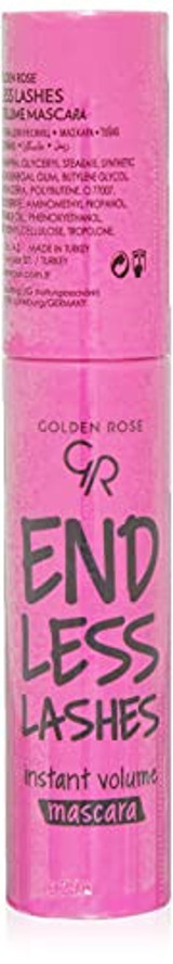 Golden Rose Endless Lashes Hacim Veren Siyah Maskara