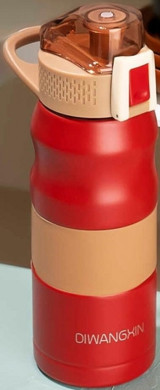 Cooker 1393 Paslanmaz Çelik 350 ml Outdoor Termos Kırmızı