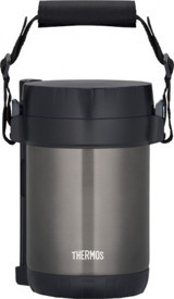 Thermos Lunch Tote Paslanmaz Çelik 1.3 lt Yemek Termosu Gri