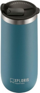 Tupperware Xploris Paslanmaz Çelik 470 ml Bardak Termos Yeşil