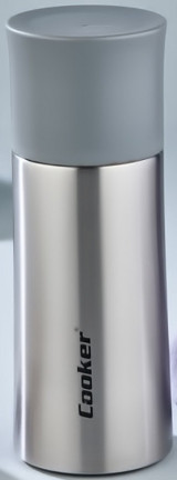 Cooker CKR-2055 Paslanmaz Çelik 300 ml Outdoor Termos Gri