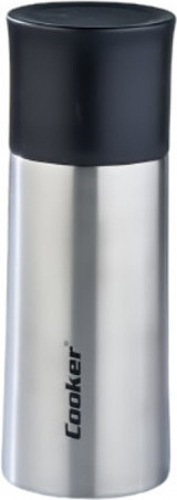 Cooker CKR-2055 Paslanmaz Çelik 300 ml Outdoor Termos Siyah
