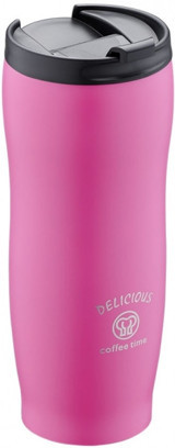 Korkmaz Joy A689 Paslanmaz Çelik 450 ml Bardak Termos Pembe