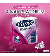 Papia Platinum 4 Katlı 2'li Rulo Kağıt Havlu