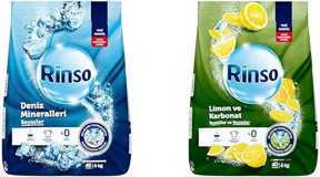 Rinso Renkliler ve Beyazlar İçin 80 Yıkama Toz Deterjan 2x6 kg