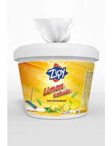 Zipy Limon Kokulu Kova 300 Yaprak Yüzey Temizleme Mendili