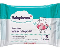 Babydream Feuchte 15 Yaprak Islak Mendil