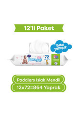 Paddlers 72 Yaprak 12'li Paket Islak Mendil
