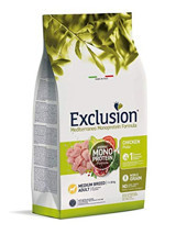 Exclusion Monoprotein Sığır Etli Tahıllı Tavuklu ve Narlı Orta Irk Yetişkin Köpek Maması 12 kg