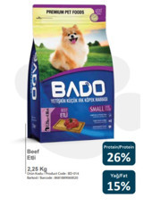 Bado Etli Küçük Irk Yetişkin Kuru Köpek Maması 2.25 kg