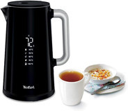 Tefal Display Smart & Light Digital Çelik 1.7 lt 2000 W Işıklı Klasik Siyah Kettle