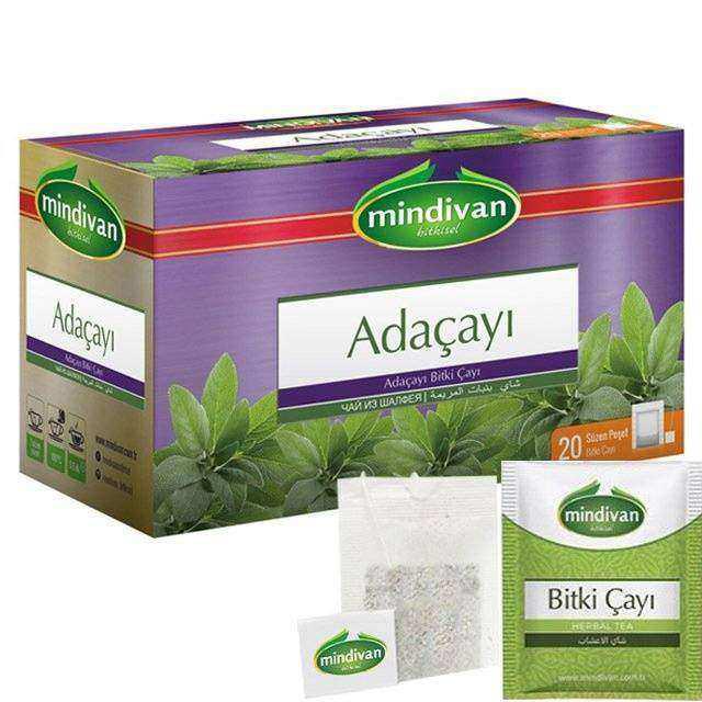 Mindivan Adaçayı Bitki Çayı 20 adet