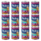 Pro Line Dana Etli Yetişkin Yaş Köpek Maması 395 gr 12'li