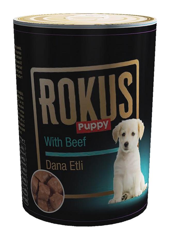 Rokus Dana Etli Yavru Yaş Köpek Maması 410 gr