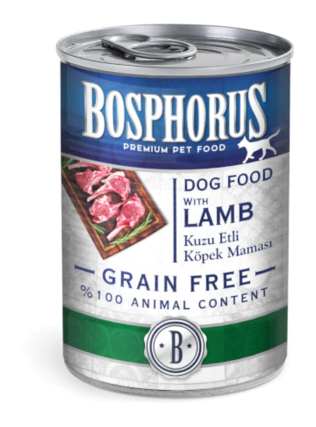 Bosphorus Kuzu Etli Yetişkin Yaş Köpek Maması 415 gr