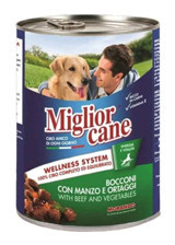 Miglior Cane Biftekli-Sebze Yetişkin Yaş Köpek Maması 405 gr