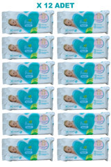 Prima Hassas 52 Yaprak 12'li Paket Islak Havlu