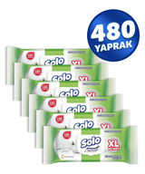 Solo Tüm Yüzeyler XL 80 Yaprak 6'lı Paket Islak Havlu