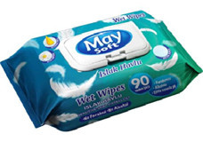 Maysoft Sensitive 90 Yaprak Paket Islak Havlu
