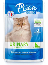 Plaisir Urinary Support Balık Yetişkin Yaş Kedi Maması 24x85 gr