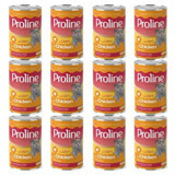 Proline Tavuk Yetişkin Yaş Kedi Maması 12x395 gr