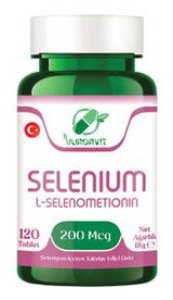 Yurdavit Selenium L-Selenometionin 120 Tablet