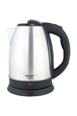 Sunny Flora Paslanmaz Çelik 1.7 lt 1500 W Işıklı Klasik Gri Kettle