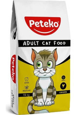 Peteko Tavuklu Yetişkin Kuru Kedi Maması 15 kg