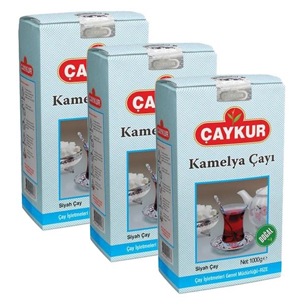 Çaykur Kamelya Dökme Siyah Çay 3x1 kg
