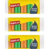 Koroplast Oluklu Bulaşık Süngeri 3x5'li