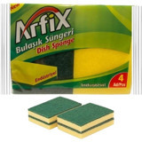 Arfix Endüstriyel Tip Bulaşık Süngeri 4'lü