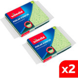 Vileda Parlak Konfor Bulaşık Süngeri 2x2'li