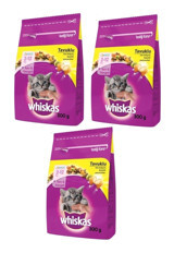Whiskas Tavuklu Yavru Kuru Kedi Maması 3x300 gr