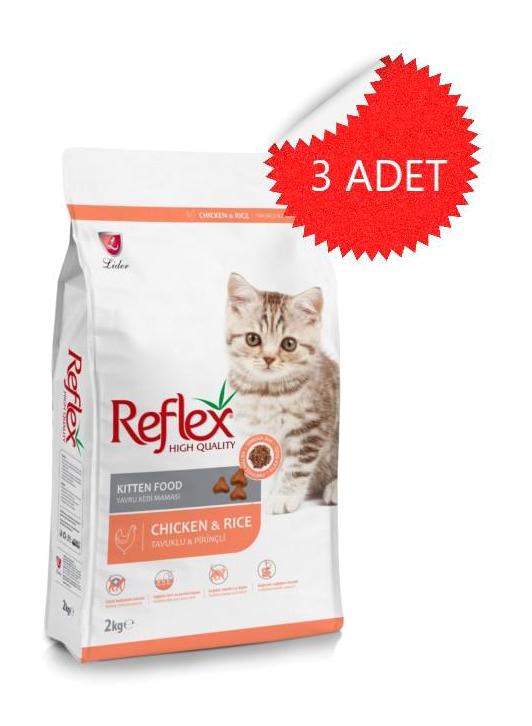 Reflex High Quality Tavuklu Yavru Kuru Kedi Maması 3x2 kg