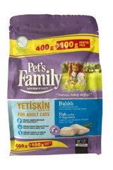 Pet's Family Premium Balıklı Yetişkin Kuru Kedi Maması 500 gr