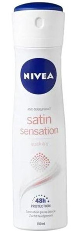 Nivea Satin Sensation Sprey Kadın Deodorant 150 ml