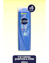 Elidor Superblend 2'si 1 Arada Kepek Karşıtı Şampuan 6x400 ml