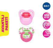 Wee Baby No:1 2'Li 0-6 Ay Pembe Emzik