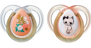 Tommee Tippee 2X Moda 0-6 Ay Turuncu Emzik