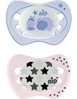 Nip Night 0-6 Ay Mavi-Pembe Emzik