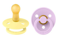 Bibs Colour 6-18 Ay Sarı-Lila Emzik