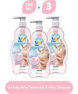 Uni Baby Kolay Tarama Bebek Şampuanı 3x700 ml