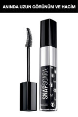Maybelline New York Snapscara Hacim Veren Pitch Black Maskara
