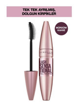 Maybelline New York Lash Sensational Full Fan Effect Hacim Veren Burgundy Brown Maskara