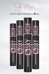Maybelline New York Sky High Hacim Veren Cosmic Black Maskara 4 Adet
