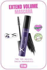 Callista Extend Volume Hacim Veren Siyah Maskara